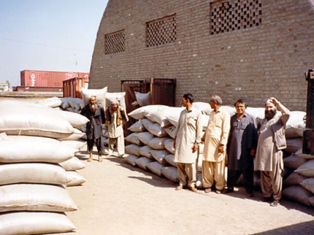Lebensmittellager in Peschawar
